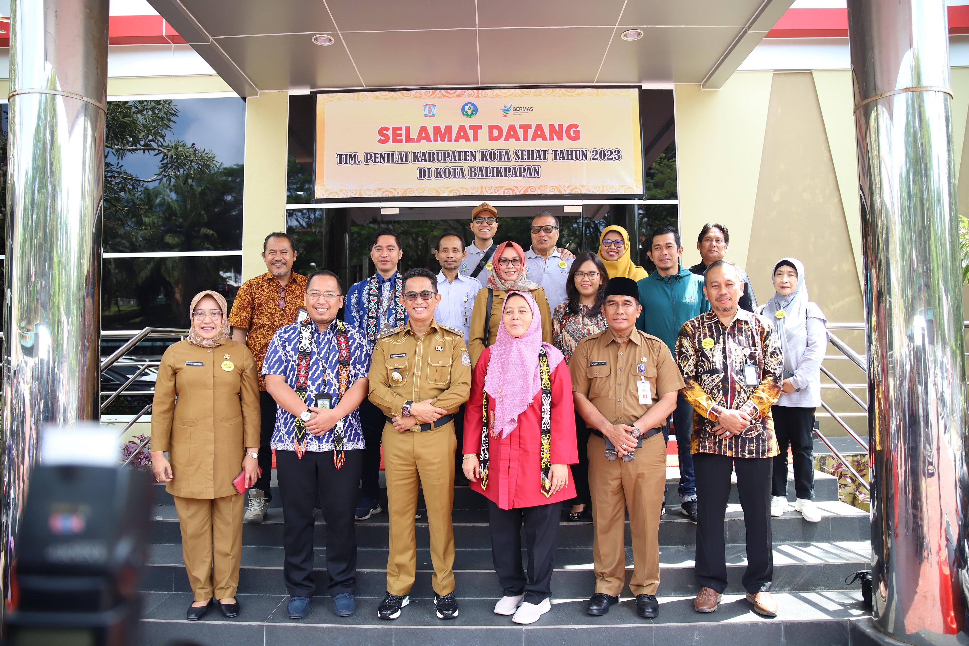 Kunjungan Tim Penilai Kabupaten Kota Sehat 2023 di Kota Balikpapan